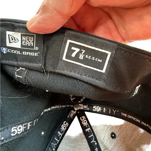 MLB New Era 59FIFTY Fitted Hat Bundle Yankees & Giants Size 7 7/8 - Picture 5 of 12